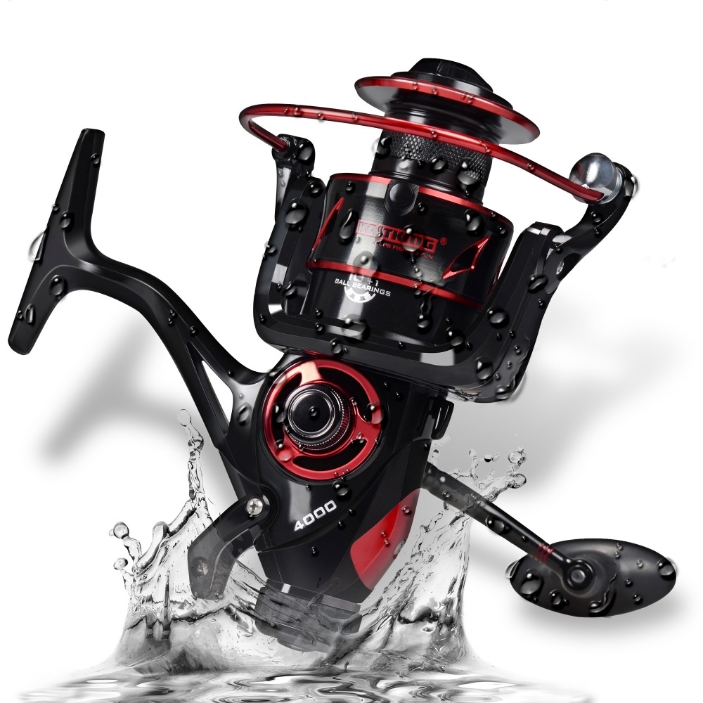 KastKing Sharky Baitfeeder III 12KG Drag Carp Fishing Reel with Extra Spool Front and Rear Drag System Freshwater Spinning Reel T191015