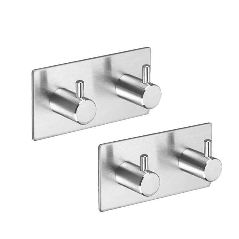 2Pcs Multi-Purpose Hooks Wall Adhesive Sticker Crochet Key Hangers 304 Top Grade Stainless Steel Kitchen Door Bathroom Home Suck
2Pcs Multi-Purpose Hooks Wall Adhesive Sticker Crochet Key Hangers 304 Top Grade Stainless Steel Kitchen Door Bathroom Home Suck