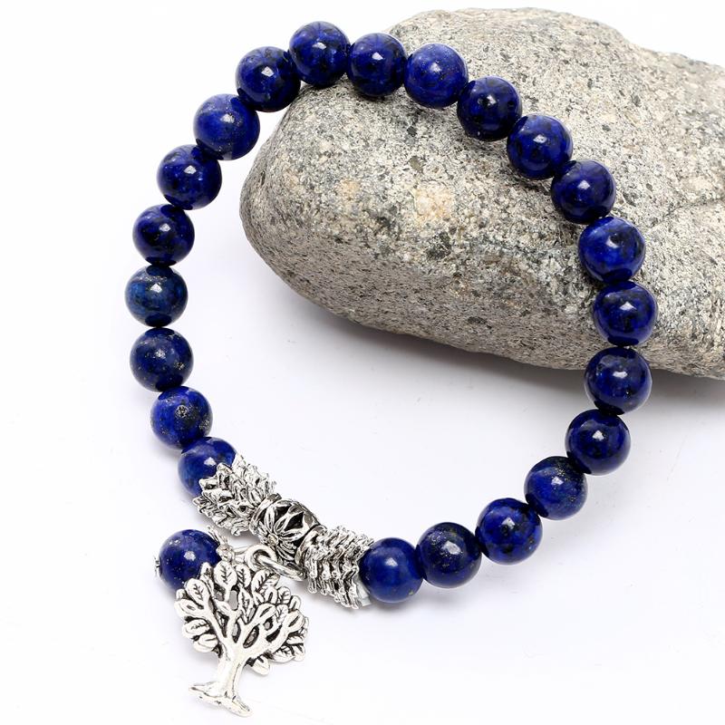 Charm Bracelets Est Women Men Yogi Natural Lapis Stone Yoga Mala Prayer Rosary Beads Healing Reiki Tree Of Life Pendant
Charm Bracelets Est Women Men Yogi Natural Lapis Stone Yoga Mala Prayer Rosary Beads Healing Reiki Tree Of Life Pendant