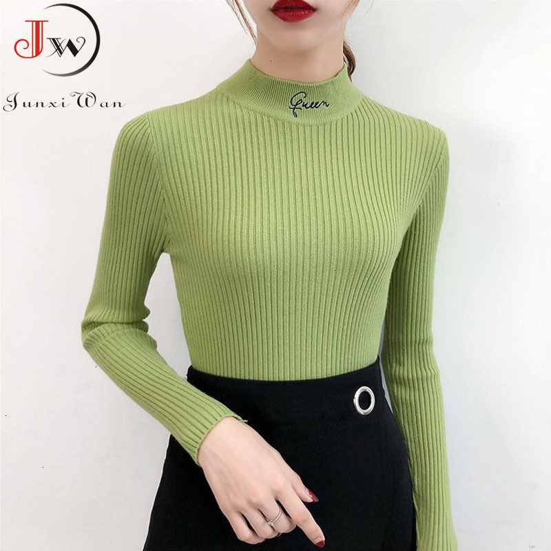 2019 Winter Clothing Women Slender Tableware Letter Coltrui Fried Trui Casual Herfst Avocado Green Trui pull femme, Black
2019 Winter Clothing Women Slender Tableware Letter Coltrui Fried Trui Casual Herfst Avocado Green Trui pull femme, Black