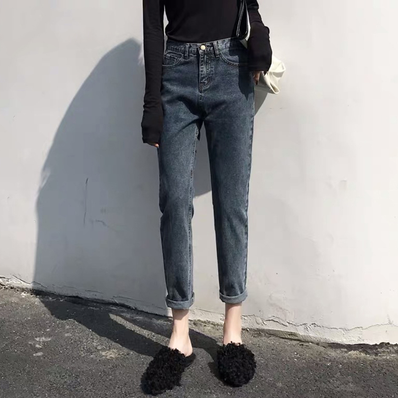 high waist jeans woman mom boyfriend jeans for women plus size denim Harem Pants streetwear womens clothing street style 2020, Blue
high waist jeans woman mom boyfriend jeans for women plus size denim Harem Pants streetwear womens clothing street style 2020, Blue