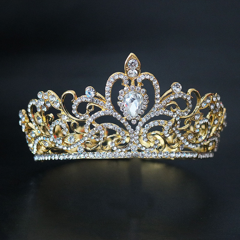 Fashion Gold Silver Crystal Tiaras Crowns Bridal Rhinestone Wedding Hair Jewelry For Women Princess Queen Diadem Hair Accessories Pageant, White;golden
Fashion Gold Silver Crystal Tiaras Crowns Bridal Rhinestone Wedding Hair Jewelry For Women Princess Queen Diadem Hair Accessories Pageant, White;golden
