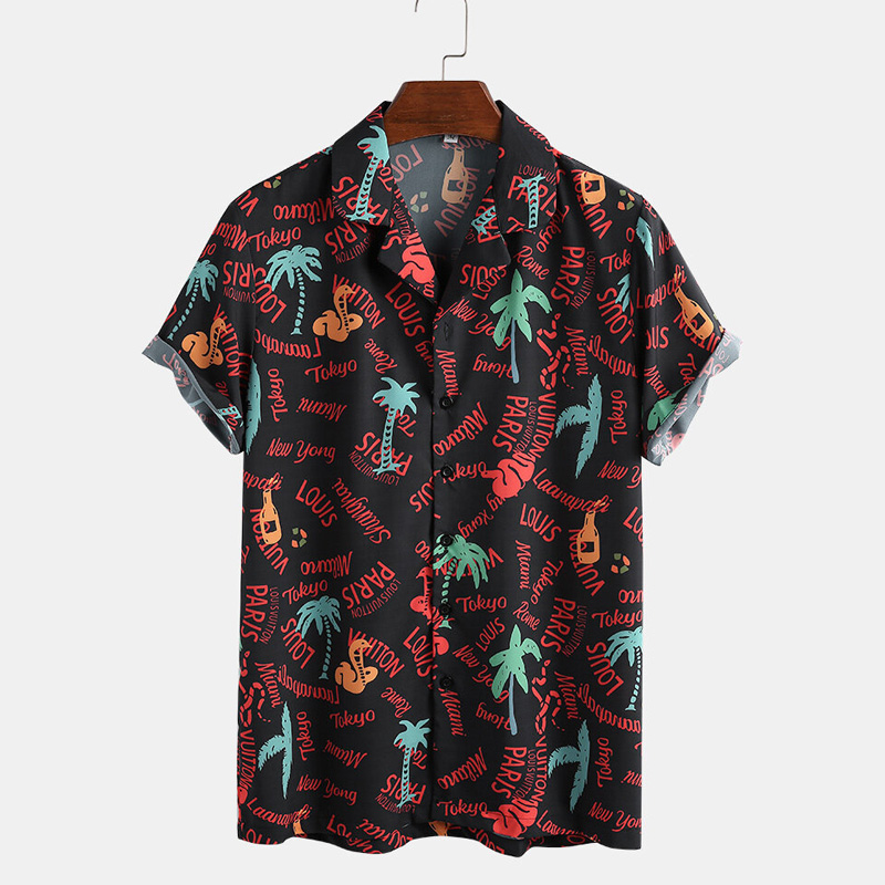 Shirts for men Tropical Vacation Hawaii Shirt Mens Floral Printed Hip hop chemise homme Short Sleeve Streetwear Beach shirt Men, Sky blue
Shirts for men Tropical Vacation Hawaii Shirt Mens Floral Printed Hip hop chemise homme Short Sleeve Streetwear Beach shirt Men, Sky blue