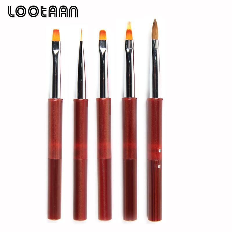 Lootaan 5 Pcs/Set Acrylic Nail Art Brushes French UV Gel Nail Liner Drawing Brush 3D Painting Pencil Pen Manicure Art Tool
Lootaan 5 Pcs/Set Acrylic Nail Art Brushes French UV Gel Nail Liner Drawing Brush 3D Painting Pencil Pen Manicure Art Tool