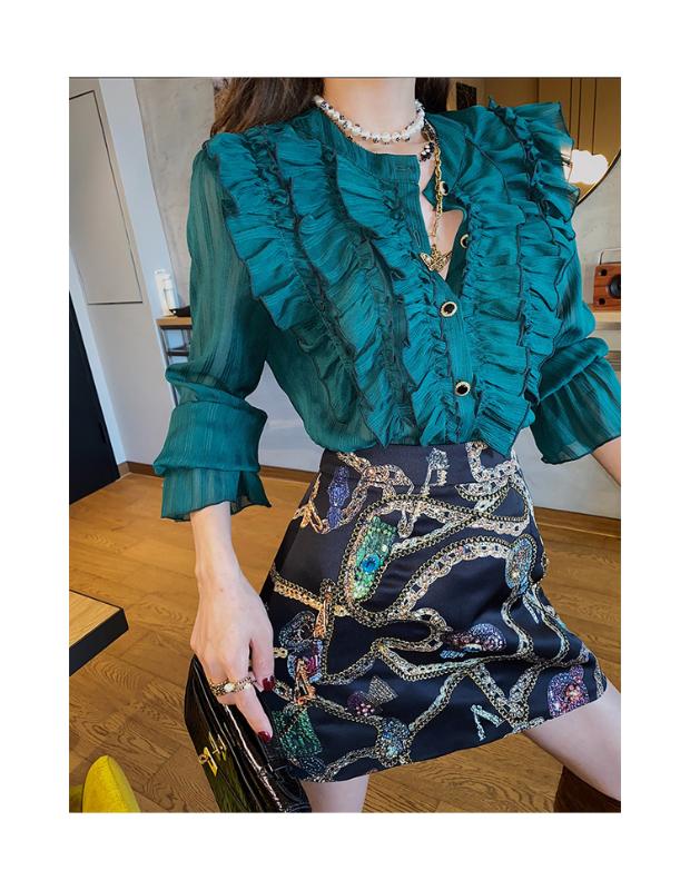 Fashion women' Blouses & Shirts 2020 Runway European Design party style women' Clothing
Fashion women' Blouses & Shirts 2020 Runway European Design party style women' Clothing
