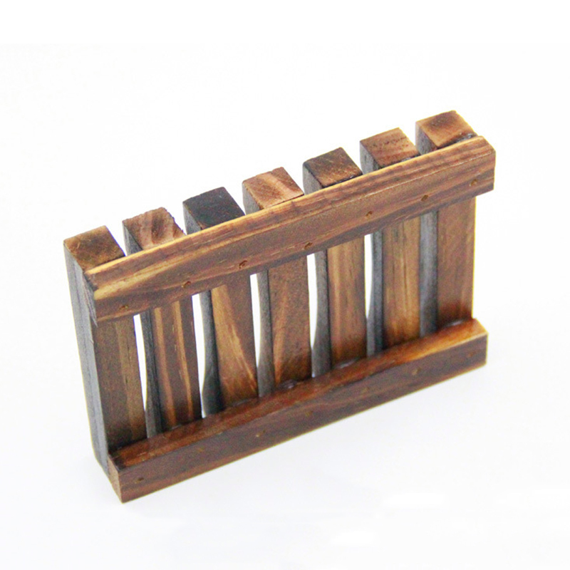 Natural Bamboo Wooden Soap Dishes Plate Tray Holder Box Case Shower Hand Washing Soaps Holders