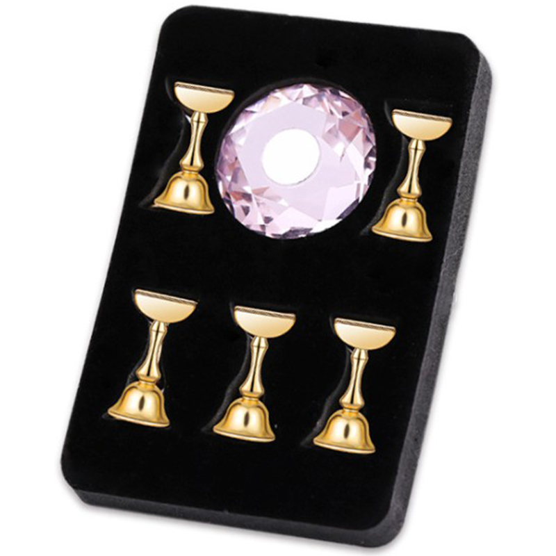 Crystal Nail Art Display Showing Shelf Nail Holder netic False Tip Practice Stand Holder Base Alloy Manicure Tool
Crystal Nail Art Display Showing Shelf Nail Holder netic False Tip Practice Stand Holder Base Alloy Manicure Tool