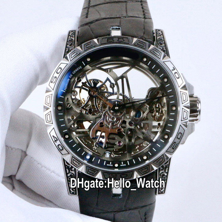 New Excalibur 46 10 O'clock Tourbillon RDDBEX0479 Automatic Mens Watch Steel Vintage Engraving Case Skeleton Dial Leather Strap Hello_watch, Custom waterproof service
New Excalibur 46 10 O'clock Tourbillon RDDBEX0479 Automatic Mens Watch Steel Vintage Engraving Case Skeleton Dial Leather Strap Hello_watch, Custom waterproof service