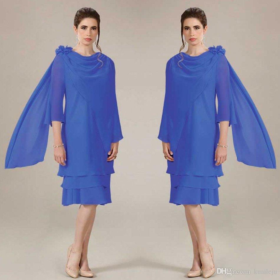 2020 Newest Elegant Mother Of The Bride Dresses Ankle Length Chiffon Mother Bride Dresses Jewel Neck Tiers Wedding Guest Dress
2020 Newest Elegant Mother Of The Bride Dresses Ankle Length Chiffon Mother Bride Dresses Jewel Neck Tiers Wedding Guest Dress