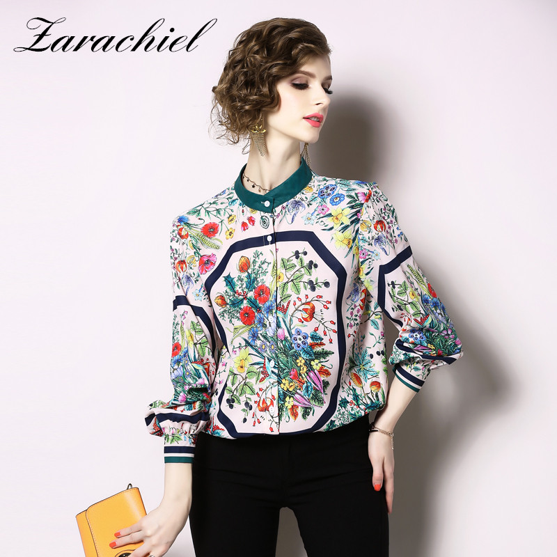 Elegant Flower Print Curved Hem Blouses 2019 Summer Women Loose Shirts Long Sleeve Top Ladies Work Autumn Blouse Womens Tops, Picture color
Elegant Flower Print Curved Hem Blouses 2019 Summer Women Loose Shirts Long Sleeve Top Ladies Work Autumn Blouse Womens Tops, Picture color