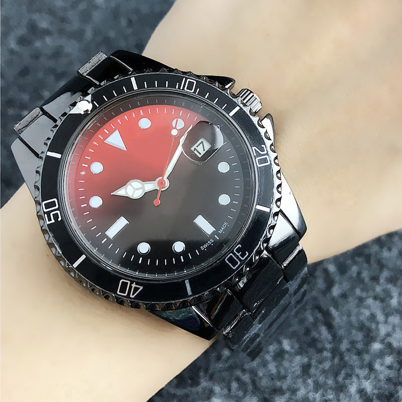Fashion Wrist watch Brand Women's Men's style metal steel band quartz Calendar watches X45, Black red black
Fashion Wrist watch Brand Women's Men's style metal steel band quartz Calendar watches X45, Black red black
