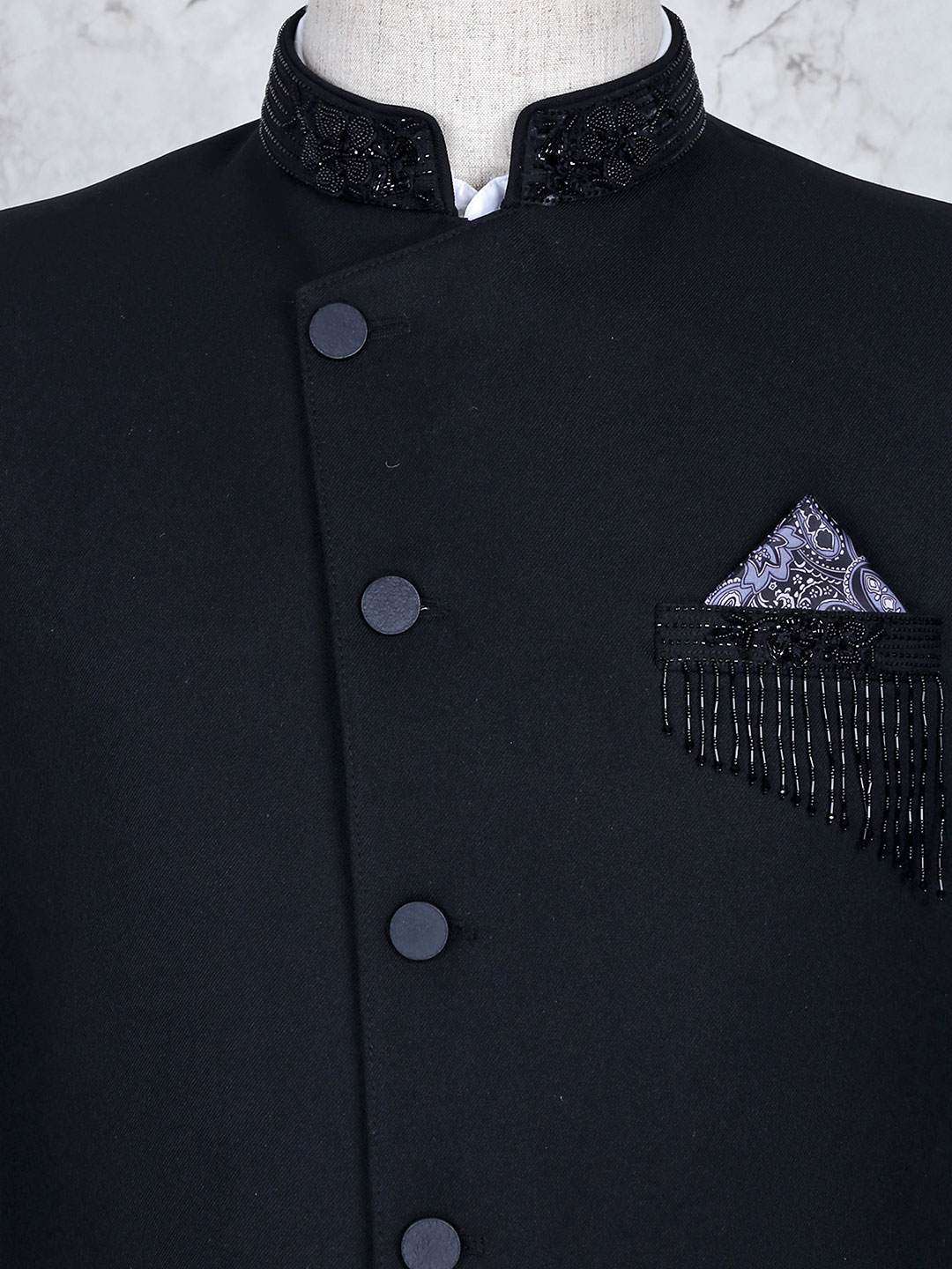 High Quality 2 Pieces Wedding Tuxedos Beaded Lapel Groom Wear Formal Party Prom Men Suit Blazer(Jacket+Pants)