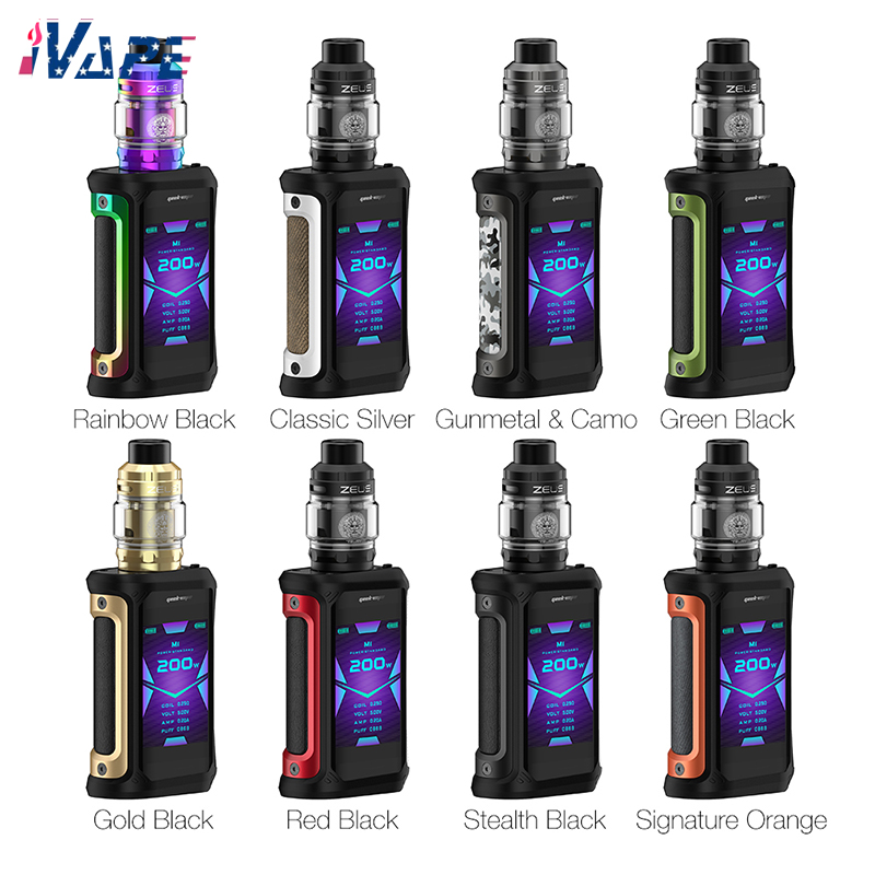 Geekvape Aegis X Zeus Kit 200W with Zeus Sub-ohm Tank 5.0ml KA1 Mesh Coil Quick Slide Design IP67 Waterproof/ Shockproof/ Dustproof Ecig-Kit, Remark for colors
Geekvape Aegis X Zeus Kit 200W with Zeus Sub-ohm Tank 5.0ml KA1 Mesh Coil Quick Slide Design IP67 Waterproof/ Shockproof/ Dustproof Ecig-Kit, Remark for colors