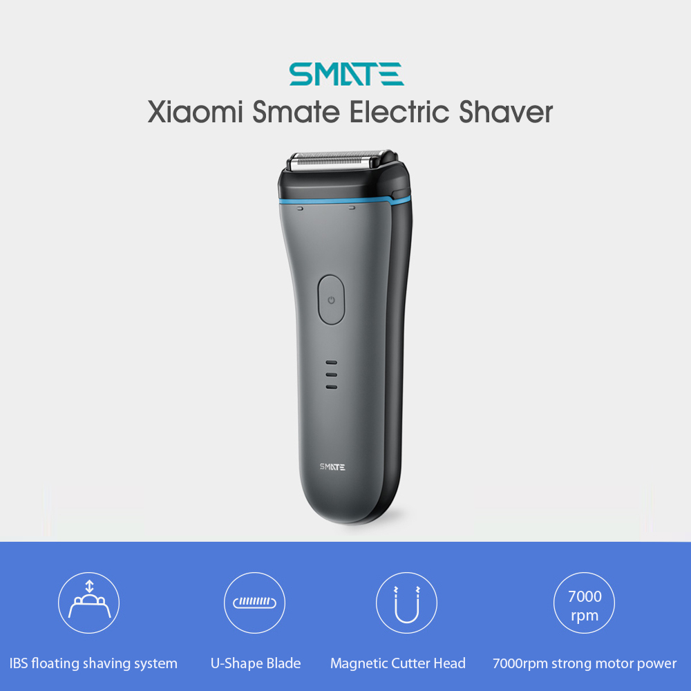Xiaomi youpin Smate Global Version For Xiaomi Smate Electric Shaver Razor Men Razor Type-C USB Rechargeable Fast Charge Dry Wet Use A5
Xiaomi youpin Smate Global Version For Xiaomi Smate Electric Shaver Razor Men Razor Type-C USB Rechargeable Fast Charge Dry Wet Use A5