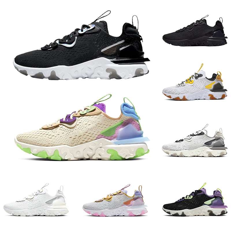 2020 React Element Vision 87 55 Running Shoes Mens Womens Sneakers Triple Black White Iridescent Honeycomb Men Trainers Sports Size 36-45, Triple black 36-45
2020 React Element Vision 87 55 Running Shoes Mens Womens Sneakers Triple Black White Iridescent Honeycomb Men Trainers Sports Size 36-45, Triple black 36-45