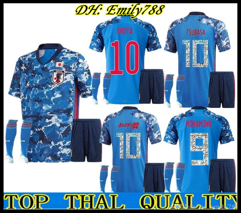 Adult Kit + Socks 20 21 Japan soccer jersey cartoon number fonts 10 CARTOON NUMBER Jersey 2020 2021 soccer uniform maillot de foot, Minamino 9#
Adult Kit + Socks 20 21 Japan soccer jersey cartoon number fonts 10 CARTOON NUMBER Jersey 2020 2021 soccer uniform maillot de foot, Minamino 9#