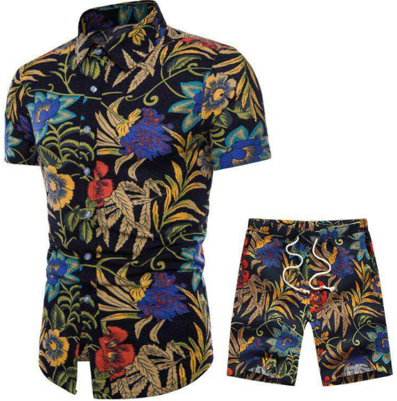 Mens Designer Summer Suits Beach Seaside Holiday Slim Shirts Shorts Clothing Sets 2pcs Floral Tracksuits
Mens Designer Summer Suits Beach Seaside Holiday Slim Shirts Shorts Clothing Sets 2pcs Floral Tracksuits