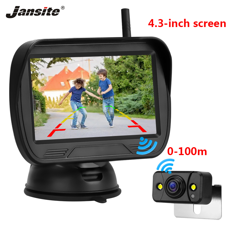 Jansite 4.3" Wireless Monitor car Rear view camera for Rear Camera Parking Rearview System Night Vision lens waterproof cameras
Jansite 4.3" Wireless Monitor car Rear view camera for Rear Camera Parking Rearview System Night Vision lens waterproof cameras