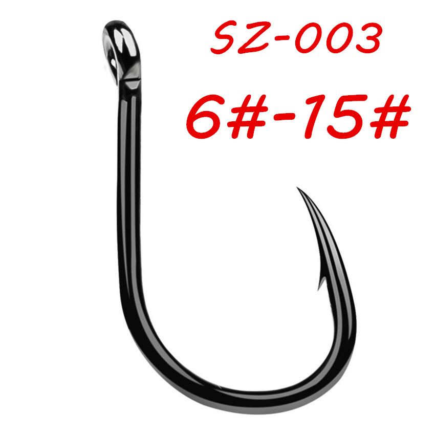 200pcs 6#-15# SZ-003 Black Nickel ISE Hook High Carbon Steel Fishing Hooks Fishhooks Pesca Carp Fishing Tackle Accessories BL_53
200pcs 6#-15# SZ-003 Black Nickel ISE Hook High Carbon Steel Fishing Hooks Fishhooks Pesca Carp Fishing Tackle Accessories BL_53