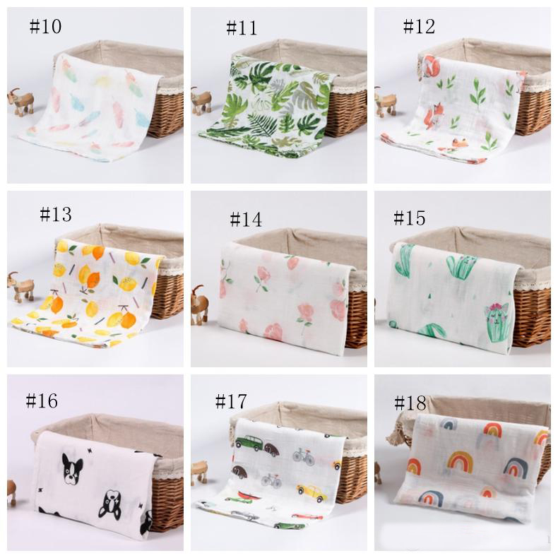 Muslin Baby Blankets Soft Swaddle Wrap Organic Cotton Baby Bath Towel Cart Nurse Cover Bedding Sheet Newborn Photography Accessories