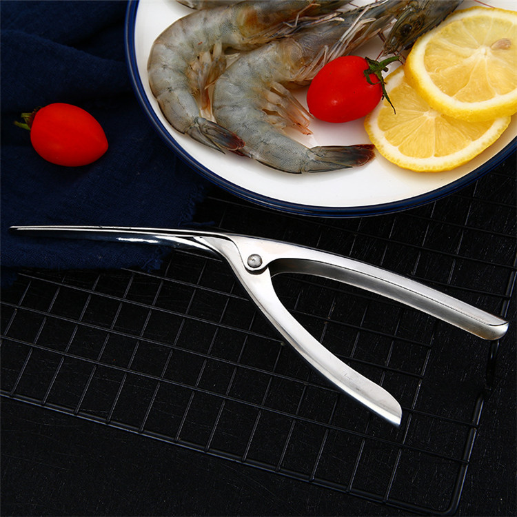 Multi Functional Stainless Steel Shrimp Peeler Prawn Peeler Seafood Lobster Shell Remover Kitchen Tools High Quality