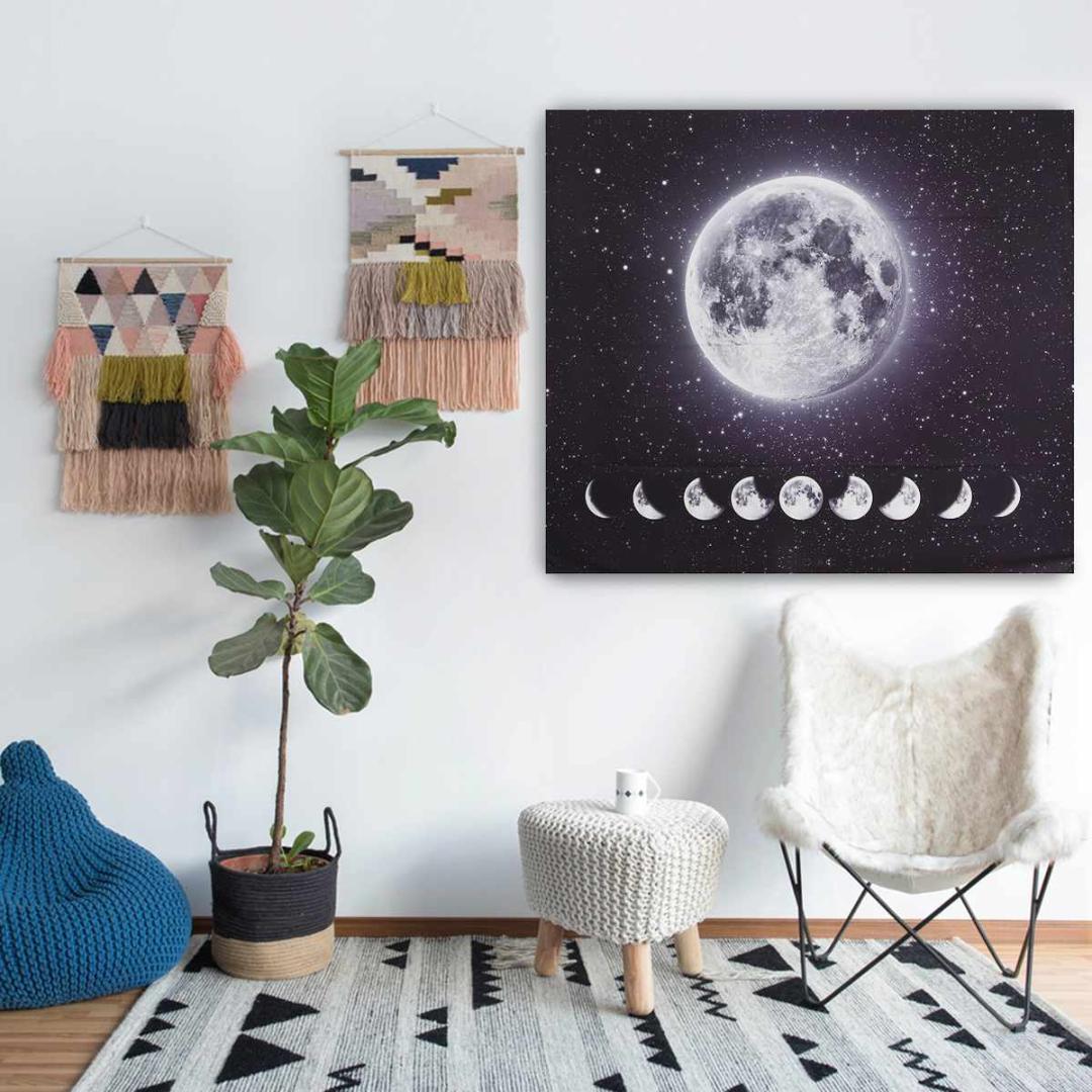 Polyester Wall Hanging Tapestry Home Decor Stylish Moon Backdrop Art Decoration Carpet Beach Towel Bedspread Beach Mat, 150x130cm
Polyester Wall Hanging Tapestry Home Decor Stylish Moon Backdrop Art Decoration Carpet Beach Towel Bedspread Beach Mat, 150x130cm