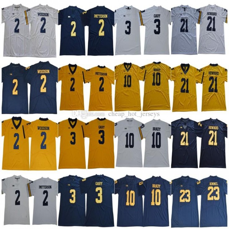 NCAA Michigan Wolverines 2 Shea Patterson 23 Tyree Kinnel 21 Desmond Howard 10 Tom Brady 2 Charles Woodson 5 Jabrill Peppers College, Men
NCAA Michigan Wolverines 2 Shea Patterson 23 Tyree Kinnel 21 Desmond Howard 10 Tom Brady 2 Charles Woodson 5 Jabrill Peppers College, Men