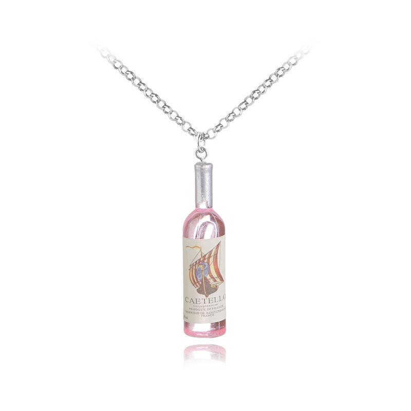 Pendant Necklaces 30 Simulation Mini Red The Wine Bottle Necklace Geometric Shape Resin Wish European Jewelry
Pendant Necklaces 30 Simulation Mini Red The Wine Bottle Necklace Geometric Shape Resin Wish European Jewelry