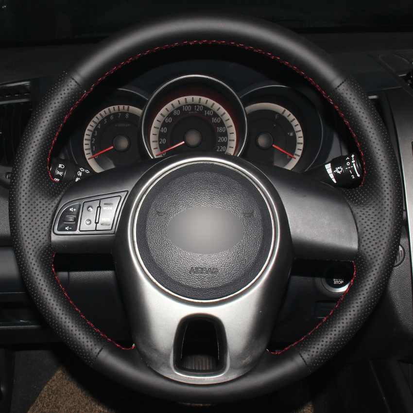 Black Synthetic Leather Car Steering Wheel Cover for Kia Forte 2009-2014 Soul 2010-2013 Rio 2009-2011
Black Synthetic Leather Car Steering Wheel Cover for Kia Forte 2009-2014 Soul 2010-2013 Rio 2009-2011