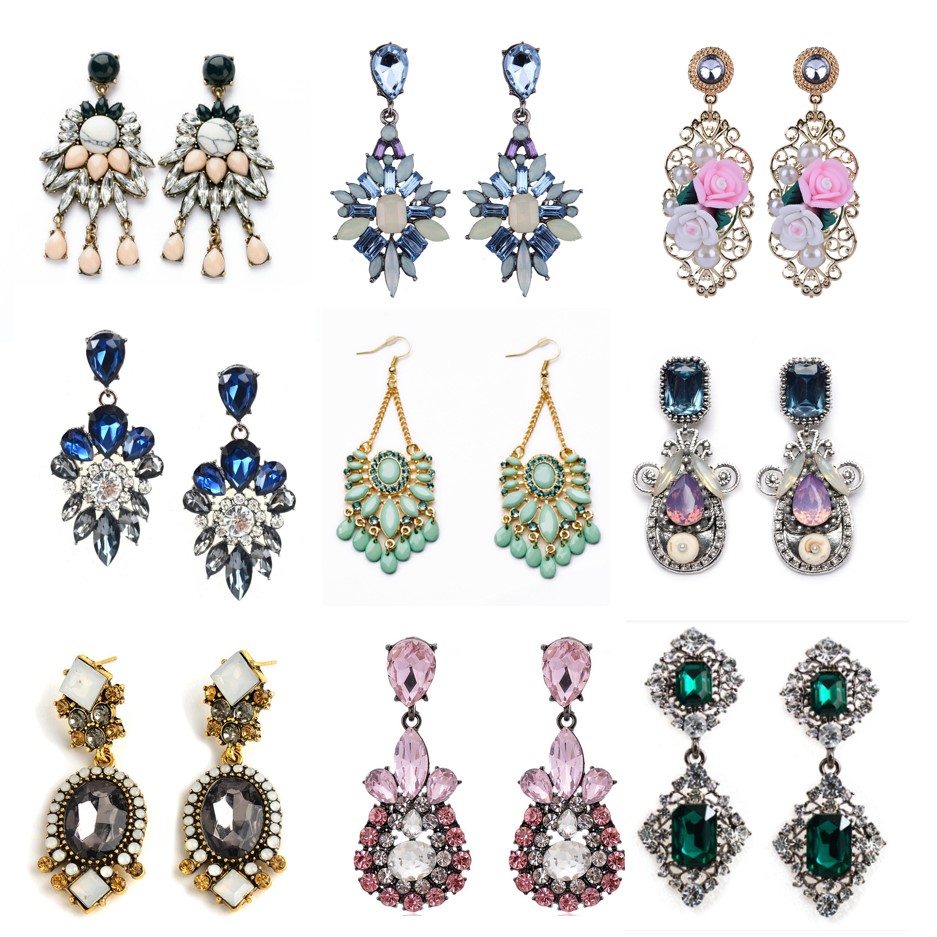 Hot Earrings American and European Styles Big Tassel Long Crystal Dangle Hoop Drop Mix flower rhinestone Earrings Jewelry For Women Party
Hot Earrings American and European Styles Big Tassel Long Crystal Dangle Hoop Drop Mix flower rhinestone Earrings Jewelry For Women Party