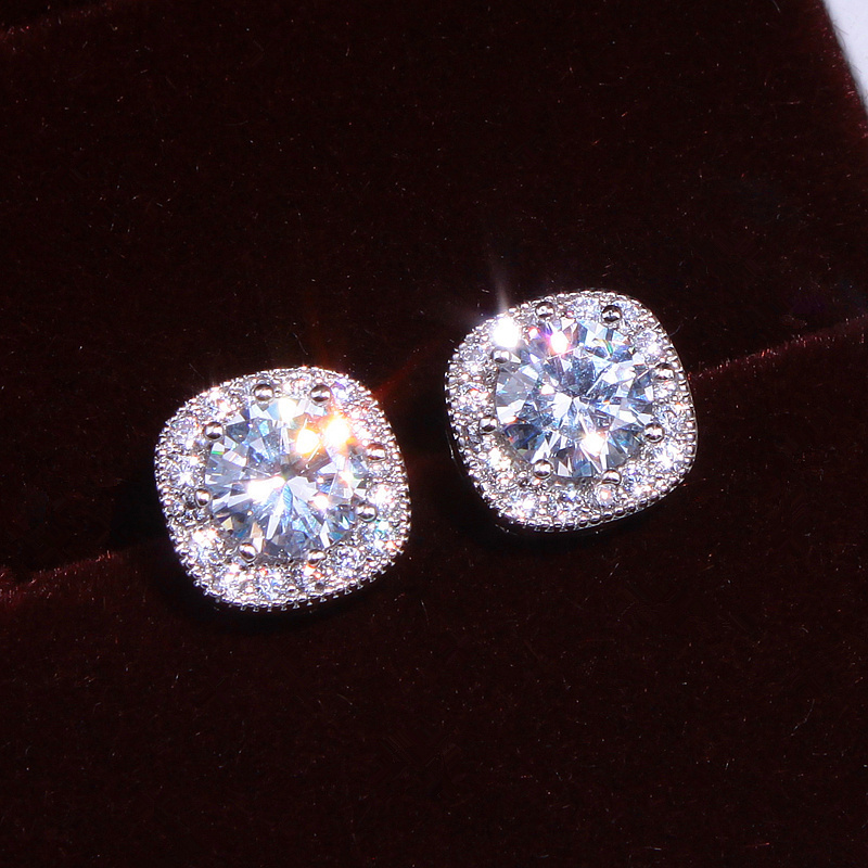 New Brand Design Earrings For Wedding Jewelry 925 Silver Stud Earring Shining Zircon Crystal Stud Earrings for Girls, Golden;silver
New Brand Design Earrings For Wedding Jewelry 925 Silver Stud Earring Shining Zircon Crystal Stud Earrings for Girls, Golden;silver