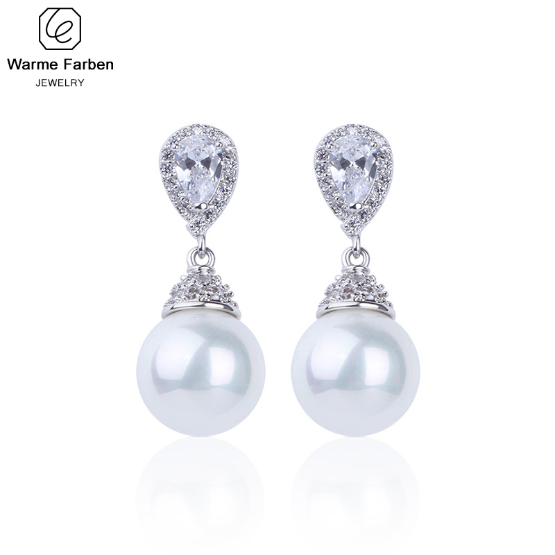 Warme Farben 925 Sliver Women Earrings Made With Swarovski Crystal Elegant Pearl Drop Earrings Fashion Jewelry Wedding Earrings CJ191223, Golden;silver
Warme Farben 925 Sliver Women Earrings Made With Swarovski Crystal Elegant Pearl Drop Earrings Fashion Jewelry Wedding Earrings CJ191223, Golden;silver