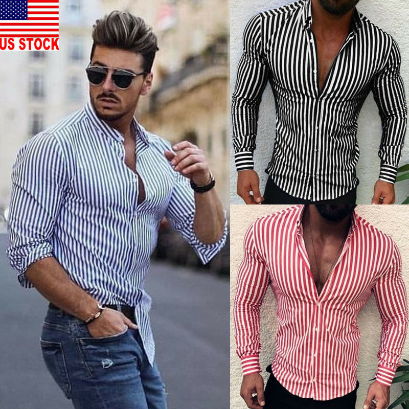 Men's striped shirt Luxury Fashion Men's Slim Fit Shirt Long Sleeve Dress Shirts Casual Top -3XL, Black
Men's striped shirt Luxury Fashion Men's Slim Fit Shirt Long Sleeve Dress Shirts Casual Top -3XL, Black