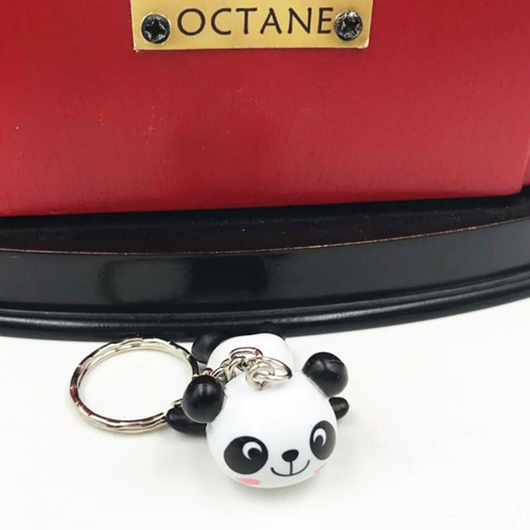 Cute Cartoon Lovely Panda Keychain Car Key Chain Keyring Bag Phone Pendant Mix 24pcs/Lot Wholesale High Quality