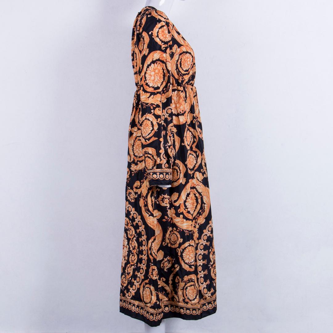 Fashion-Casual Womens Boho Wrap Formal Wedding Bridesmaid Long Maxi Dress Loose Beach Holiday Summer Dress Beach Sundress