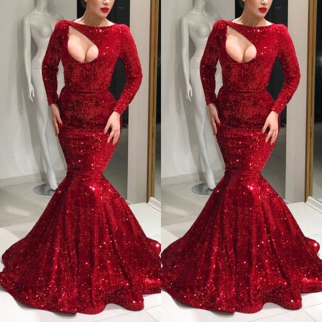 Vintage Long Sleeves Red Prom Dresses Mermaid Sequined African Black Girls Keyhole Evening Gowns Red Carpet Party Dress, Royal blue
Vintage Long Sleeves Red Prom Dresses Mermaid Sequined African Black Girls Keyhole Evening Gowns Red Carpet Party Dress, Royal blue