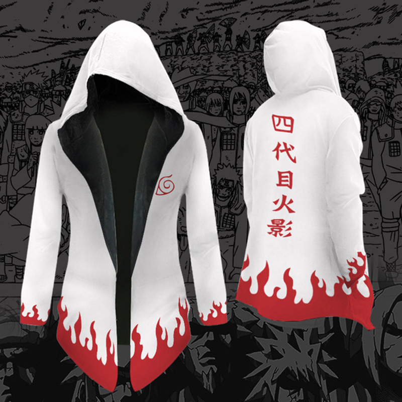 New Cosplay Costume Cosplay Costume Yondaime Hokage Namikaze Minato Uniform Cloak Kakashi Teacher, Beige