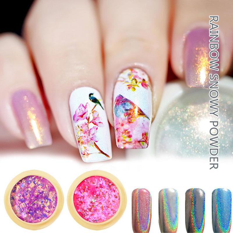 Top-grad Holographic Nail Powder Glitters Holo Laser Rainbow Nail Powder Chrome Dust Manicure Art Decorations New Arrival
Top-grad Holographic Nail Powder Glitters Holo Laser Rainbow Nail Powder Chrome Dust Manicure Art Decorations New Arrival