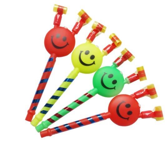Smile Blowing Dragon Noise Maker Birthday Halloween Christmas Party Kids Favor Gift Supplies Cheering Props Children Funny Whistle