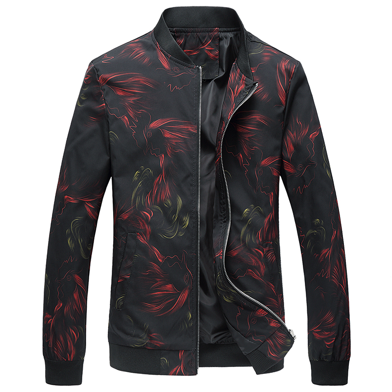 2019 New Spring Floral Jacket Men Slim Fit Mens Jacket Floral Printed Stand Collar Casual Bomber Men Plus size 6XL, Jk1817
2019 New Spring Floral Jacket Men Slim Fit Mens Jacket Floral Printed Stand Collar Casual Bomber Men Plus size 6XL, Jk1817