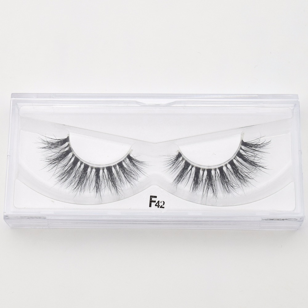 Mink Eyelashes Clear Band Eye Lashes Crisscross Transparent Band False Eyelashes Handmade Dramatic Lashes Upper Lash