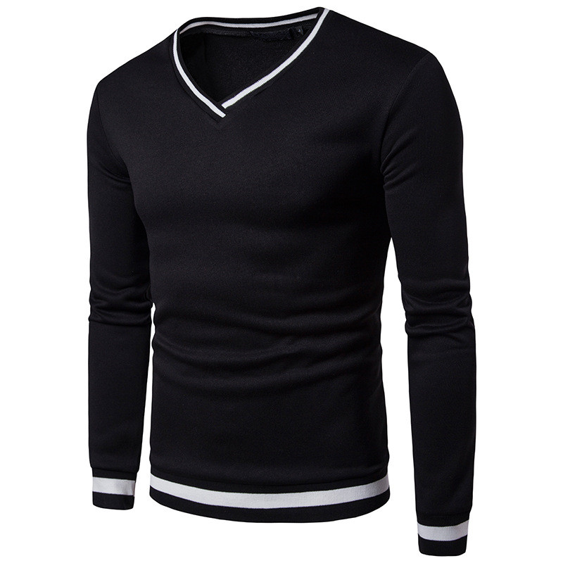 Panelled Mens Designer Sweatshirts Fashion Loose V Neck Pullover Long Sleeve Mens Sweatshirts Casual Males Clothing, Black
Panelled Mens Designer Sweatshirts Fashion Loose V Neck Pullover Long Sleeve Mens Sweatshirts Casual Males Clothing, Black