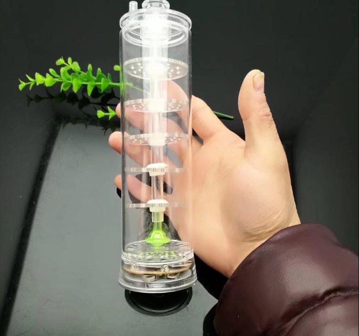 Multilayer acrylic snuff bottle Glass bongs Oil Burner Glass Water Pipe Oil Rigs Smoking Rigs