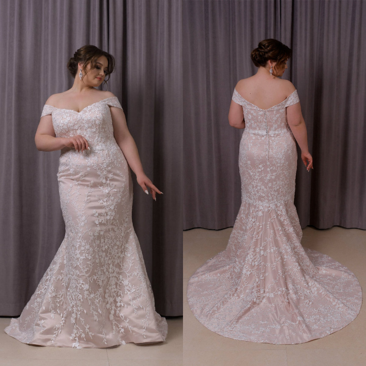 Plus Size Mermaid Wedding Dresses Off Shoulder Lace Appliqued Sleeveless Beach Bridal Gowns Backless Ruffle Sweep Train Vestidos De Novia, Red
Plus Size Mermaid Wedding Dresses Off Shoulder Lace Appliqued Sleeveless Beach Bridal Gowns Backless Ruffle Sweep Train Vestidos De Novia, Red