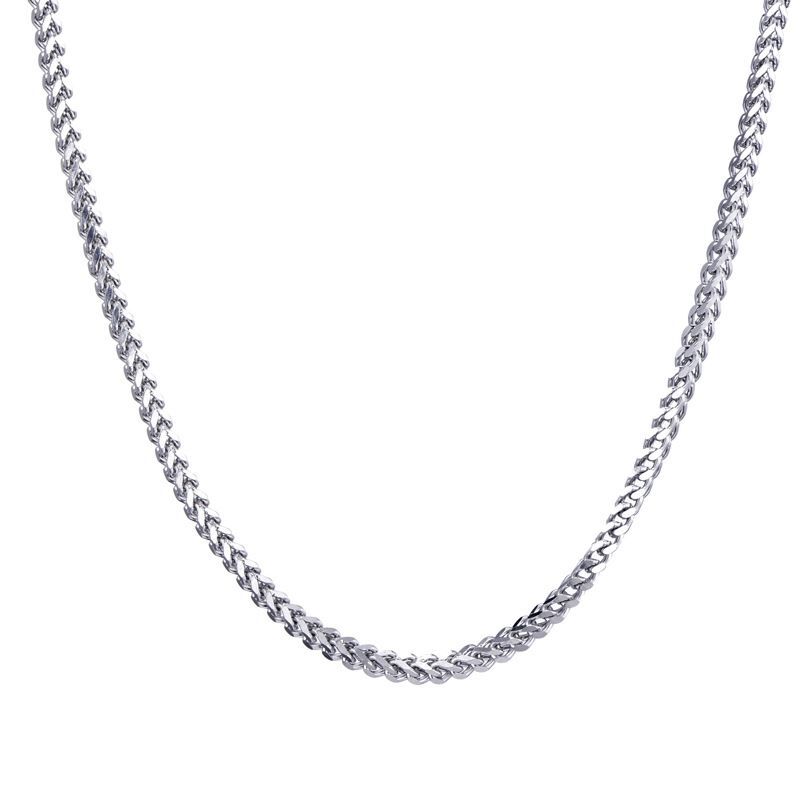 Chains MxGxFam Different Size Choice White Square Weave Titanium Steel Necklaces For Men No Fade
Chains MxGxFam Different Size Choice White Square Weave Titanium Steel Necklaces For Men No Fade