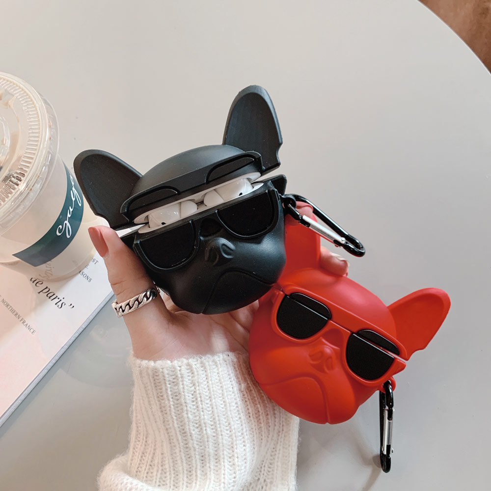 Bulldog Design For Apple Airpods Pro Case Ultralight Airpod Protector Cover Earpod Case Anti-drop for Airpods Pro Case, Black
Bulldog Design For Apple Airpods Pro Case Ultralight Airpod Protector Cover Earpod Case Anti-drop for Airpods Pro Case, Black