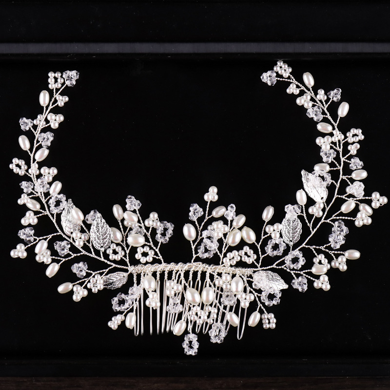 Metting Joura Wedding Bridall Bohemia White Rhinestone Seed Beads Flower Braided Hair Comb Hair Accessories Jewelry
Metting Joura Wedding Bridall Bohemia White Rhinestone Seed Beads Flower Braided Hair Comb Hair Accessories Jewelry