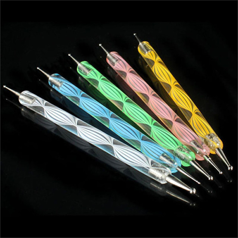 2-way Dotting Pen Marbleizing Tool Nail Polish Paint Manicure Dot ART 5pcs in 1 set Q168, Silver
2-way Dotting Pen Marbleizing Tool Nail Polish Paint Manicure Dot ART 5pcs in 1 set Q168, Silver