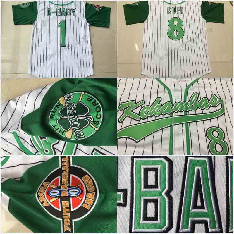 Mens Kekambas 1 Jarius G-Baby Evans Baseball Jersey 8 Kofi Evans with ARCHA Duffys Patch Stitched Kids The Hardball film Baseball jerseys, 1 whith two patch
Mens Kekambas 1 Jarius G-Baby Evans Baseball Jersey 8 Kofi Evans with ARCHA Duffys Patch Stitched Kids The Hardball film Baseball jerseys, 1 whith two patch