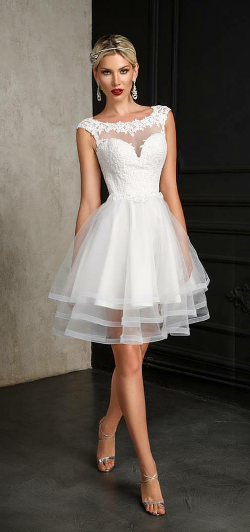 2019 Cheap Short Prom Dresses Jewel Lace Appliques Backless Cocktail Party Evening Dresses Bien Savvy Custom Made Bridal Gowns